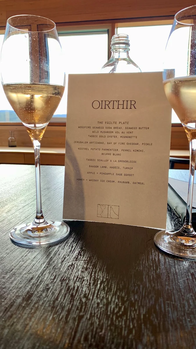 Menu, OIRTHIR