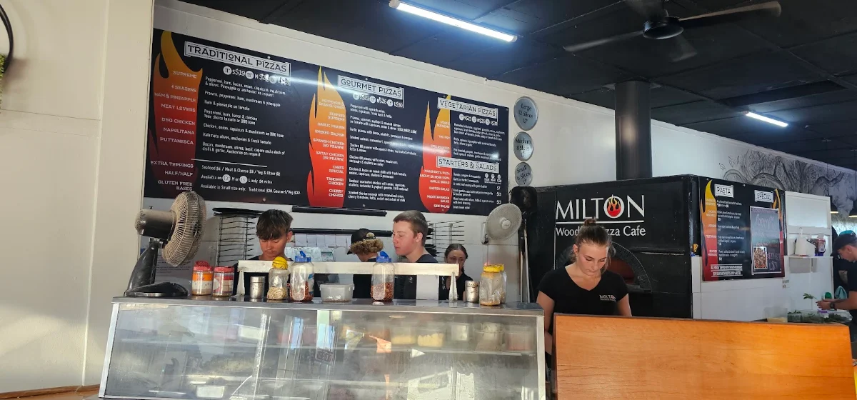 Menu, Milton Woodfire Pizza
