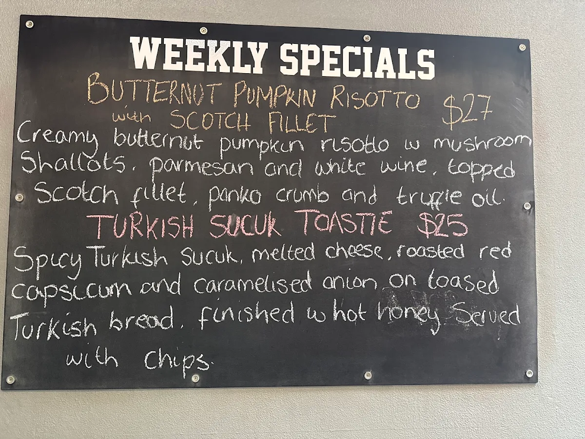 Menu, Barista v.s Chef