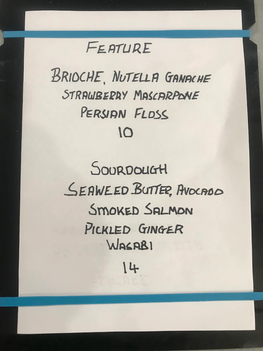 Menu, The Woolshed