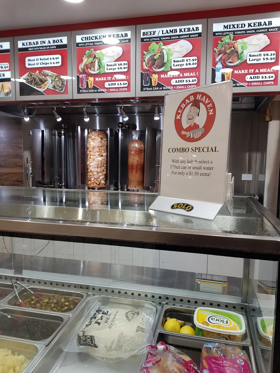 Menu, Kebab Haven