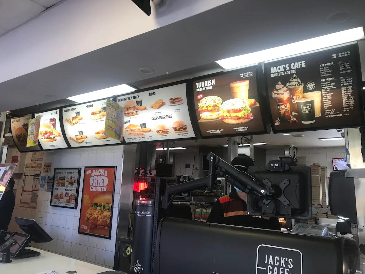 Menu, Hungry Jack's Burgers Kingsway