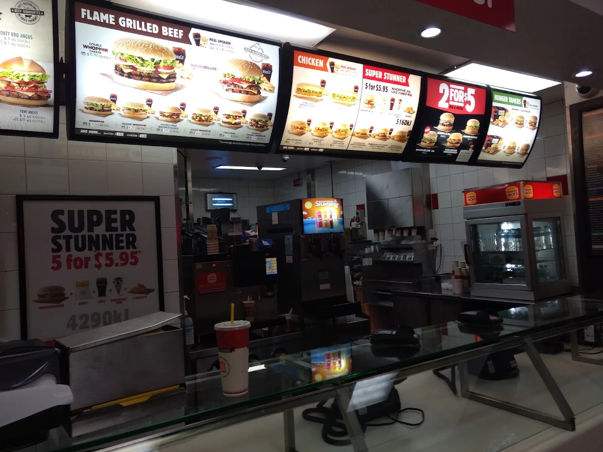 Menu, Hungry Jack's Burgers Kingsway