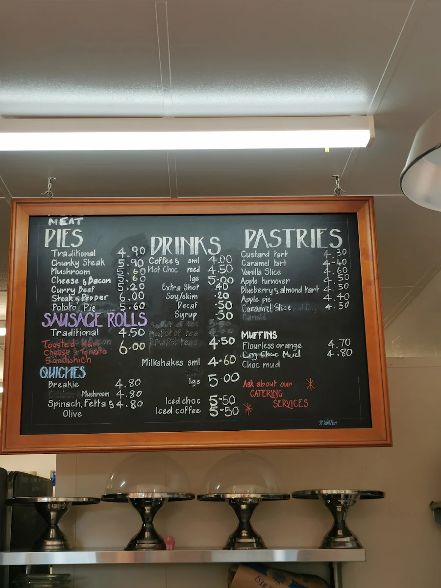 Menu, Kings Patisserie & Cafe