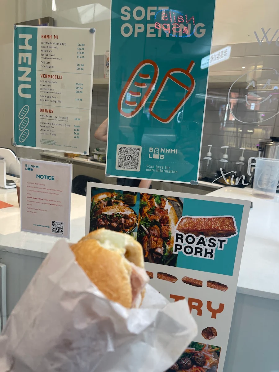 Menu, BanhMi Lab