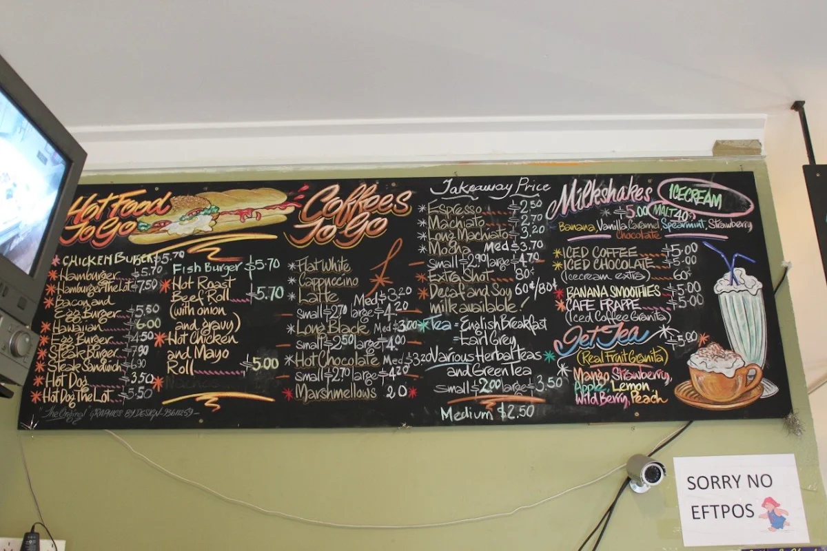 Menu, Paddington Jam