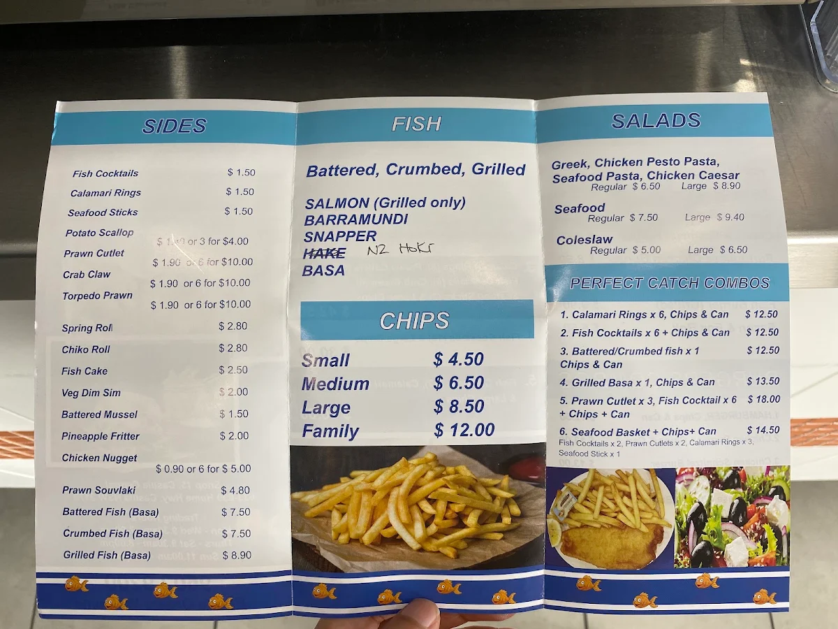 Menu, Perfect Catch Casula