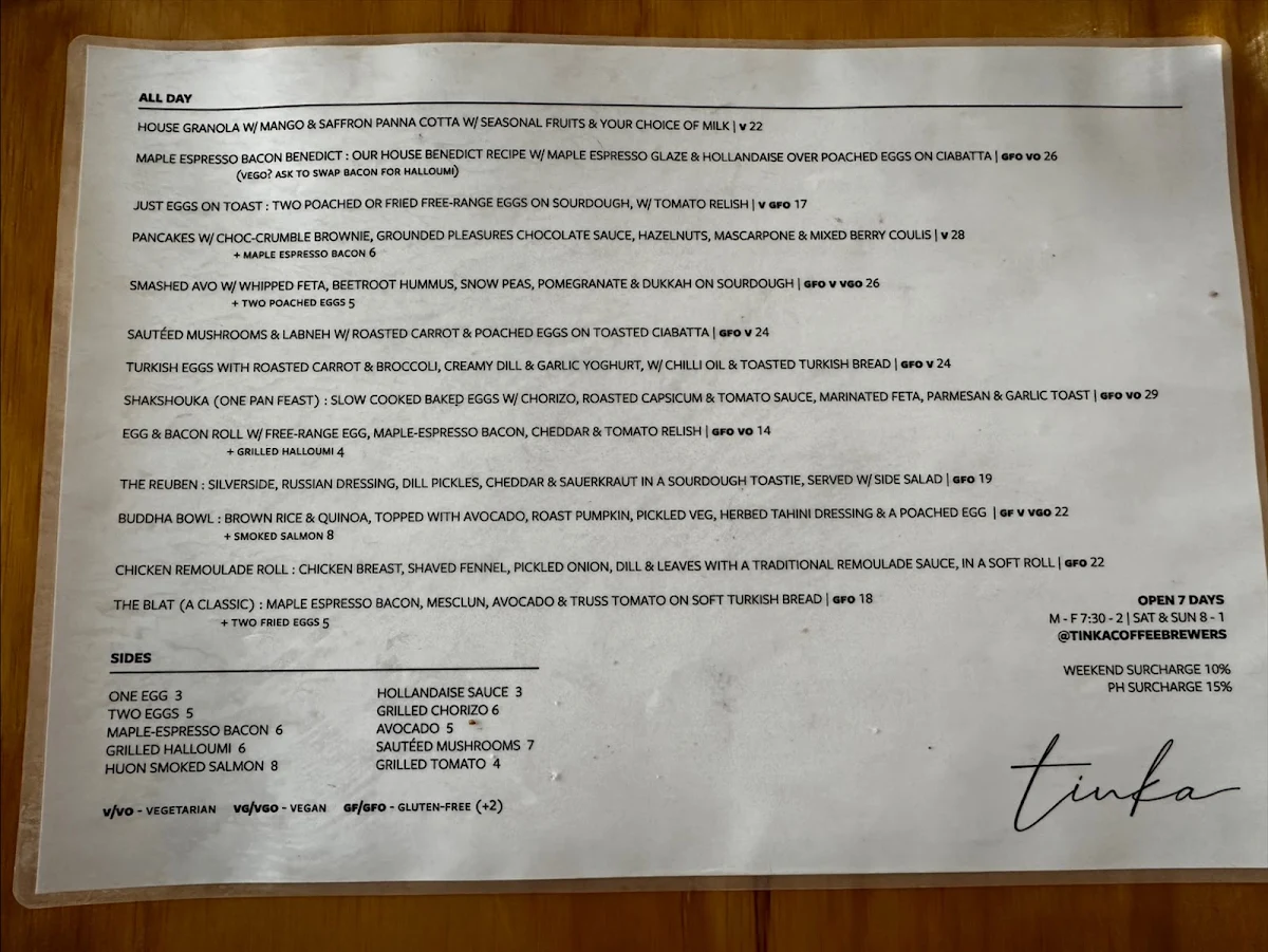 Menu photo 1