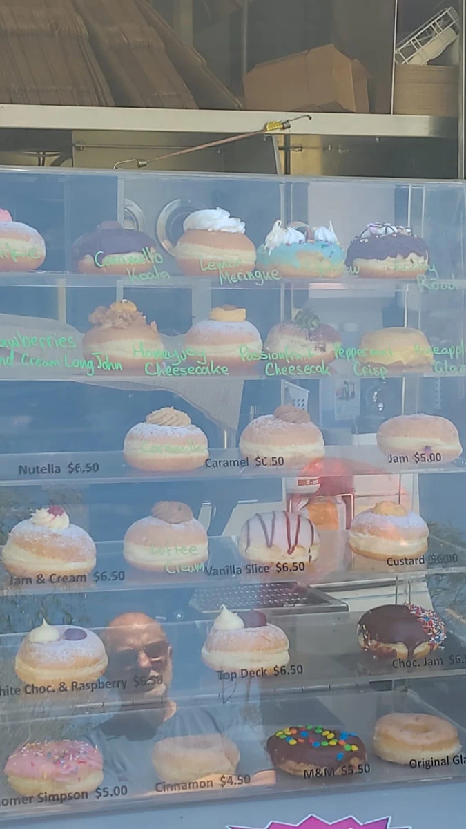 Menu, Big Bears Donuts