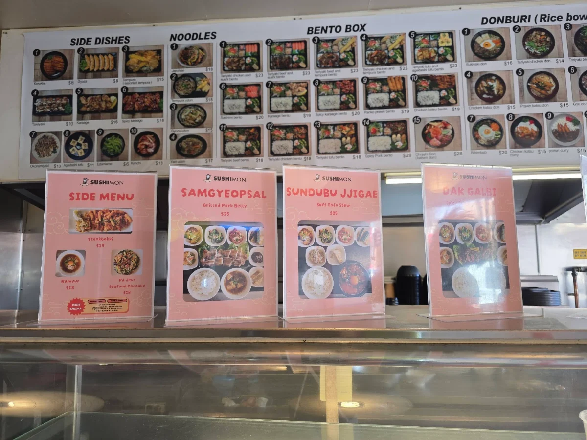 Menu, Sushimon