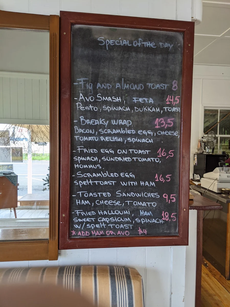 Menu, Forage Kitchen & Coffee Bar