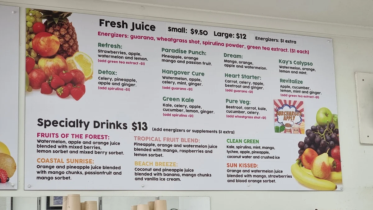 Menu, Fruits of the Forest