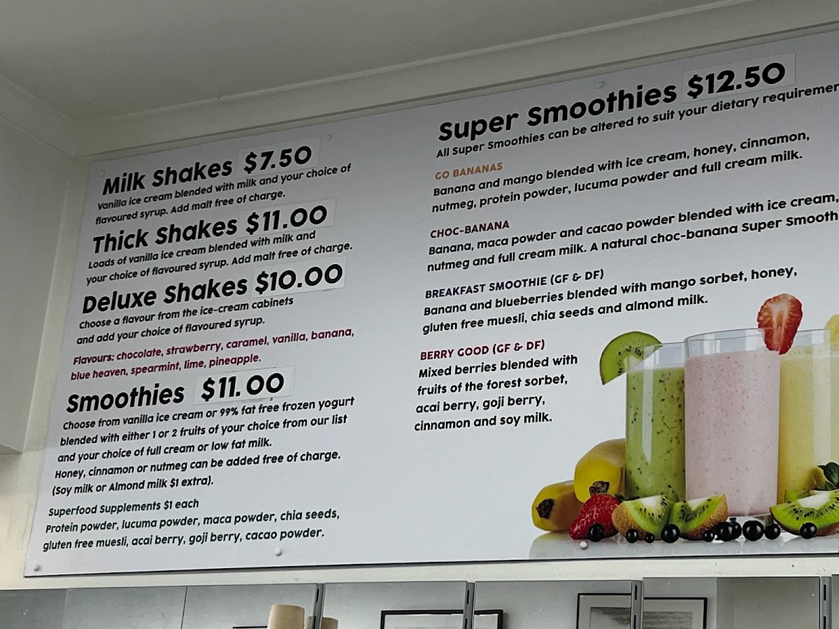 Menu, Fruits of the Forest
