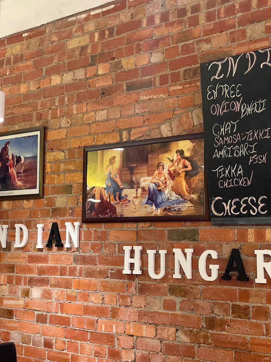 Menu, Diamond Indian & Hungarian Cuisine