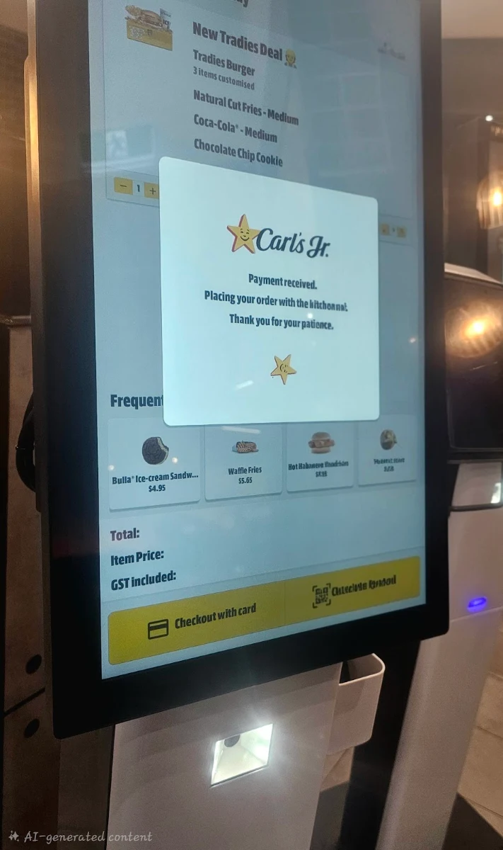 Menu, Carl's Jr. Angle Vale