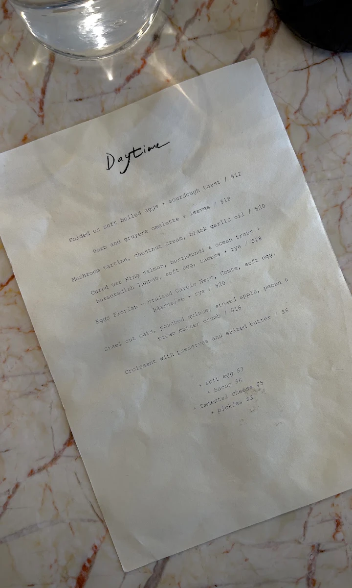 Menu, Florian