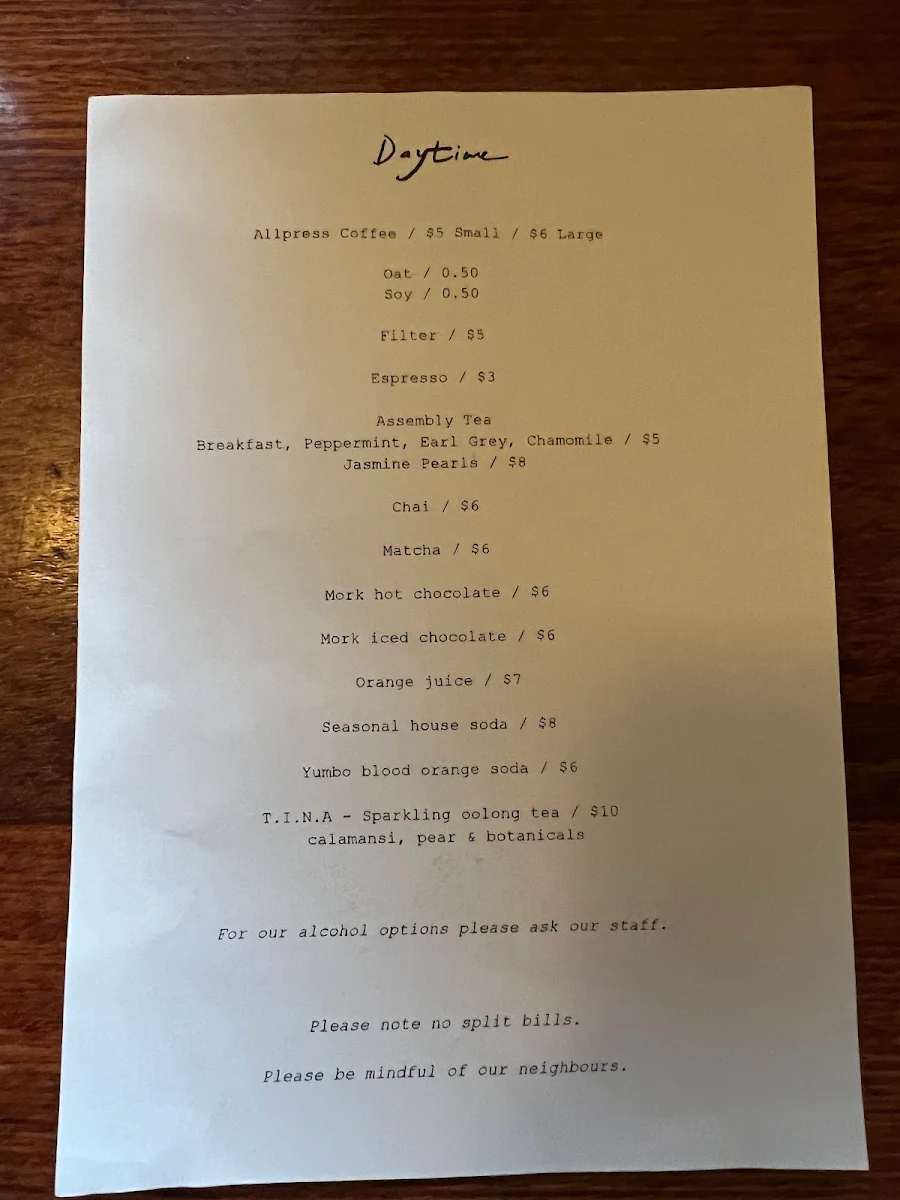 Menu, Florian