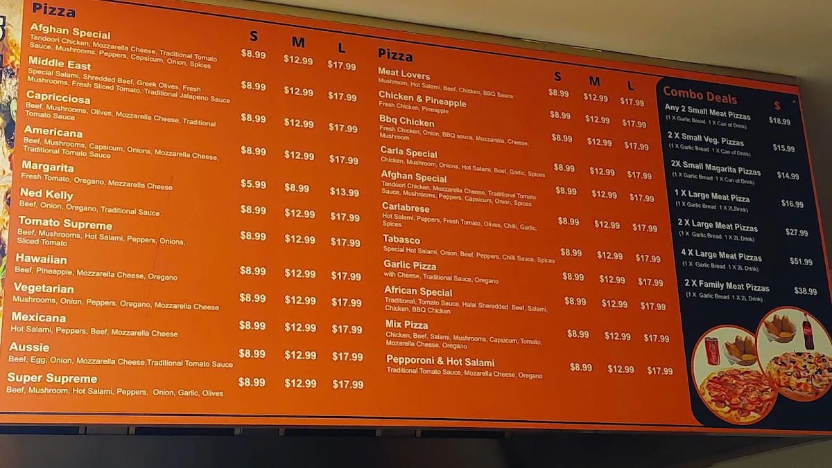 Menu, Afghan Star