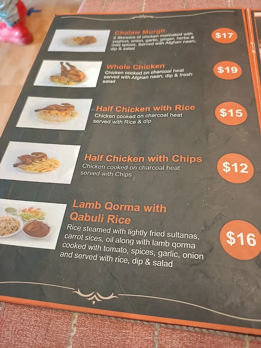 Menu, Afghan Star