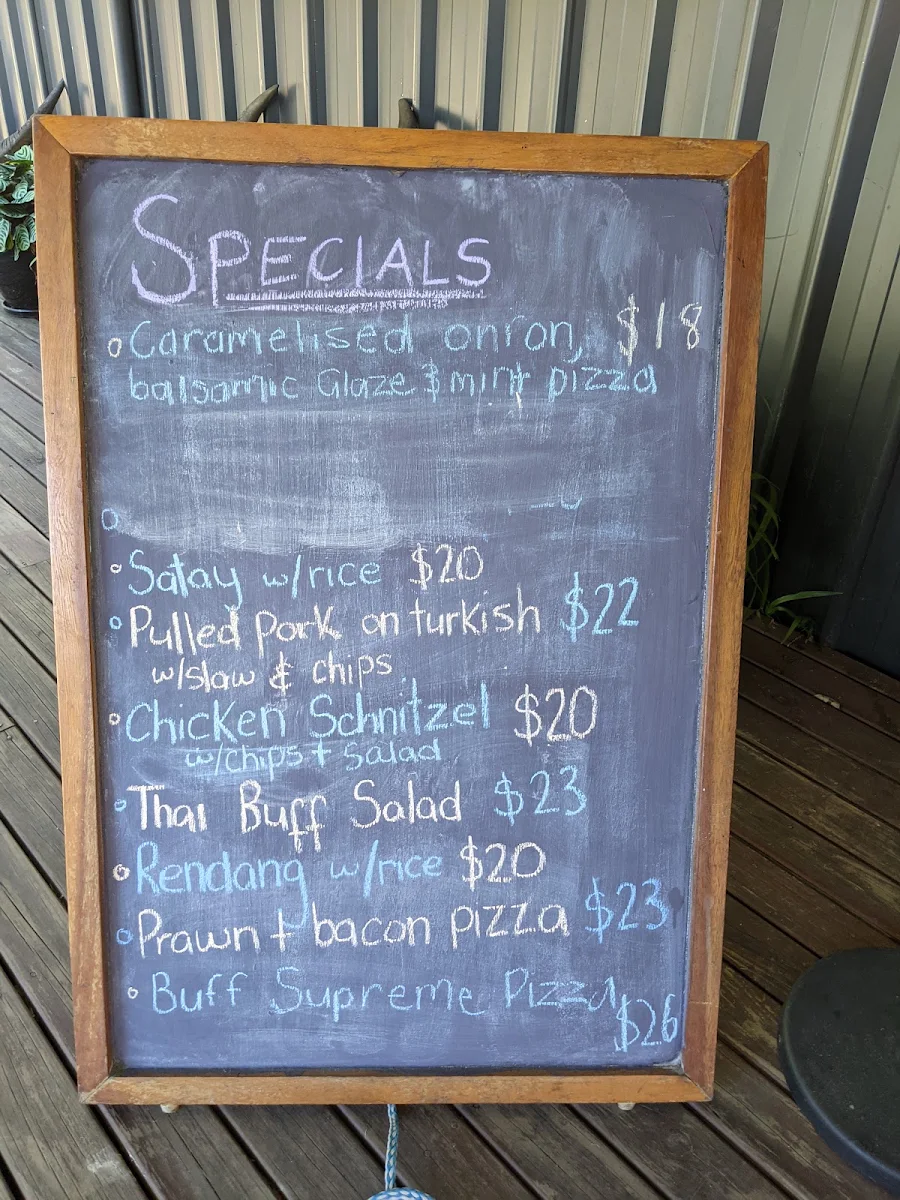 Menu, Eungai Creek Buffalo