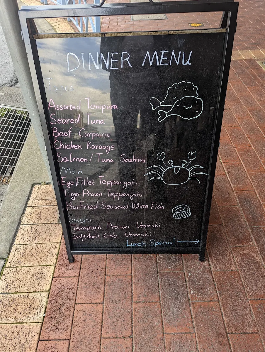 Menu, Yuzuka Japanese Restaurant