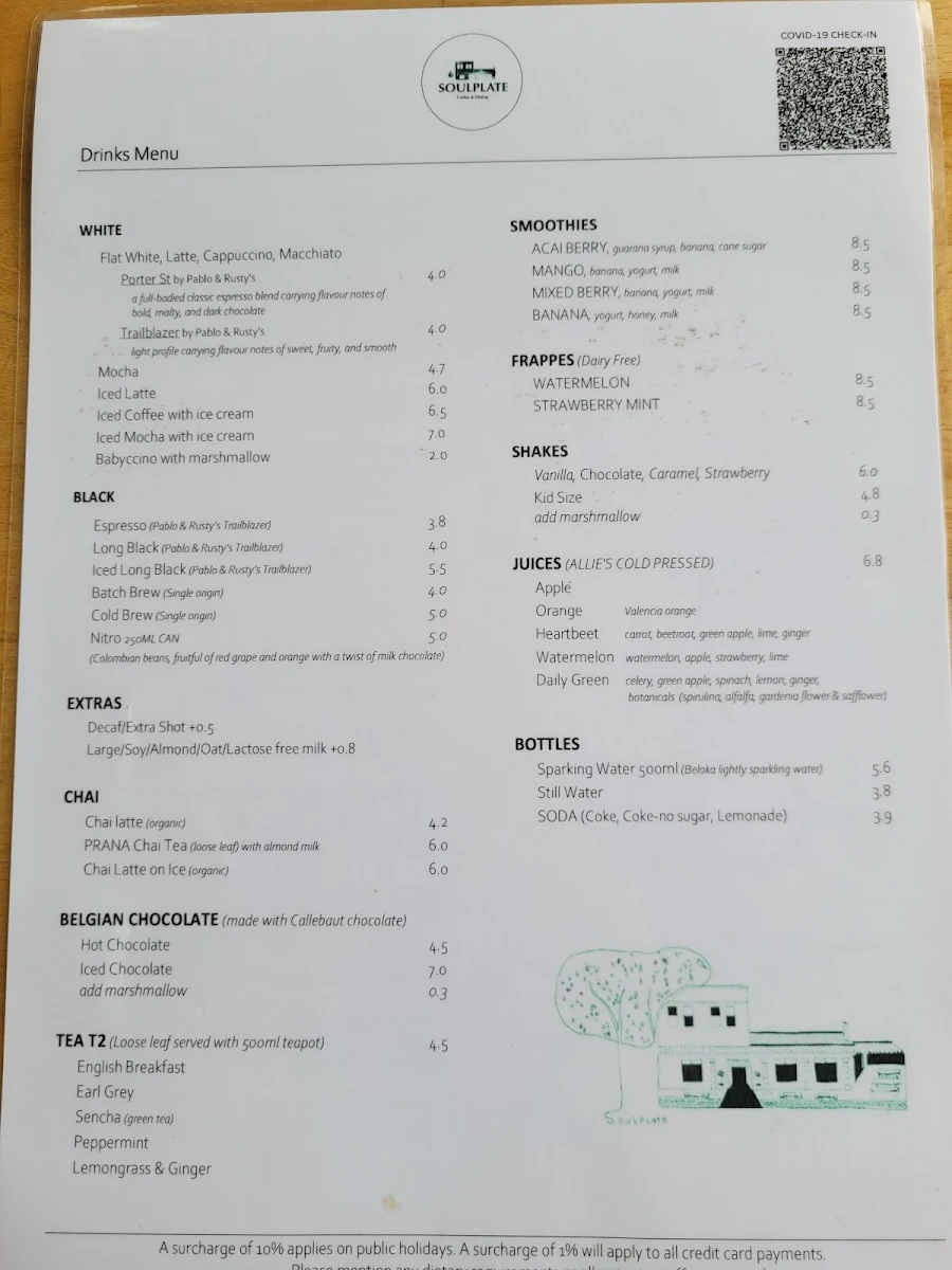 Menu, SOULPLATE