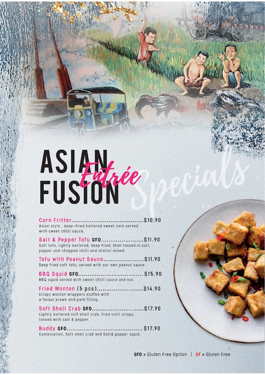 Menu, The Bowral Asian Cuisine : Asian Fusion and Yumcha