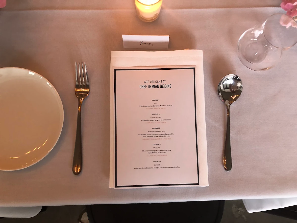 Menu, FOMO Bar + Grill