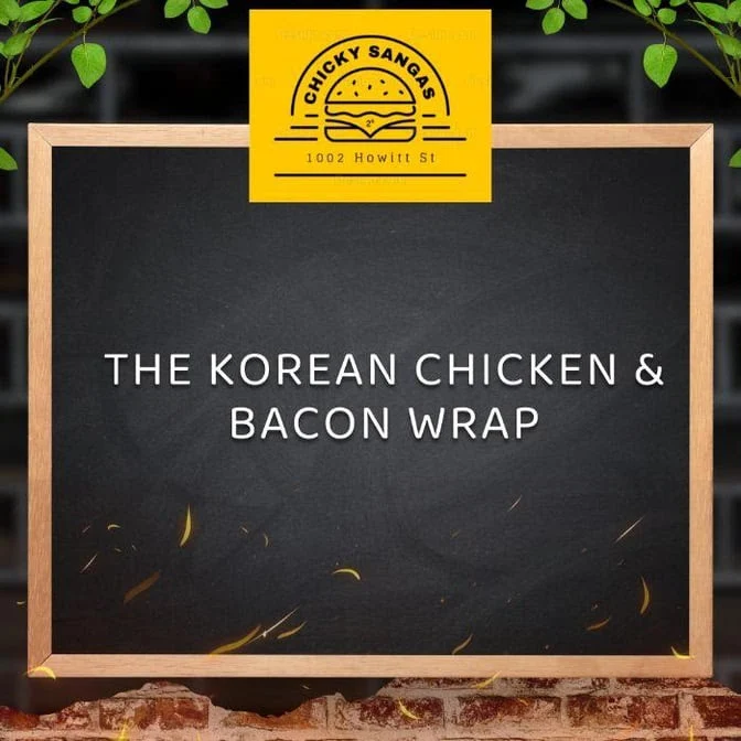Menu, Chicky Sangas Wendouree