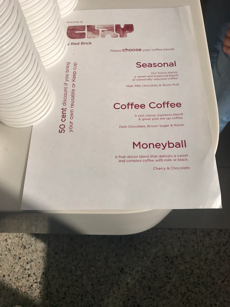 Menu, Clay.