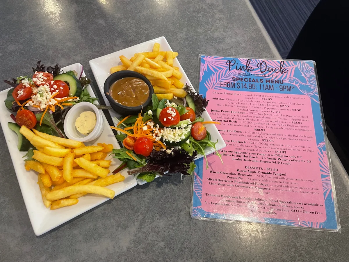 Menu, Pink Duck