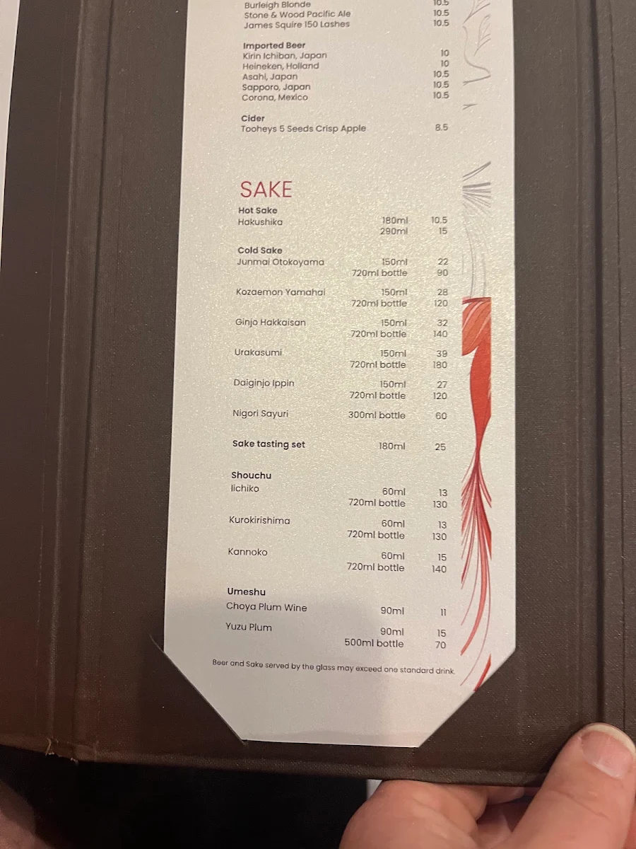 Menu, Arakawa