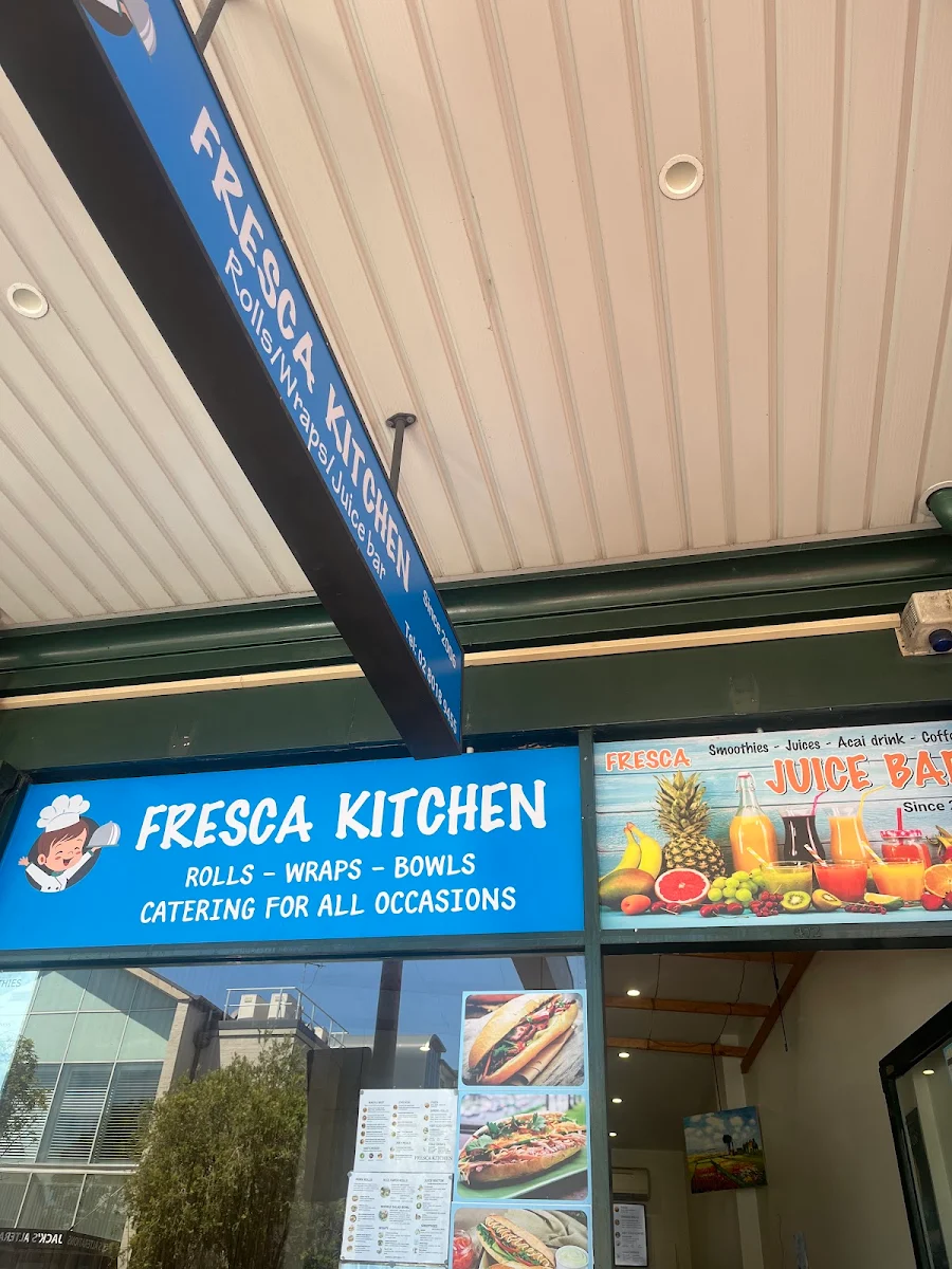 Menu, Fresca Kitchen/Burgerroo