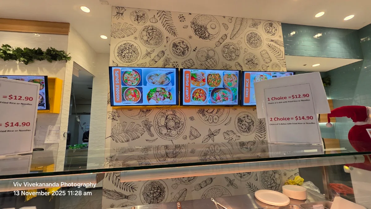 Menu, Thai Delight