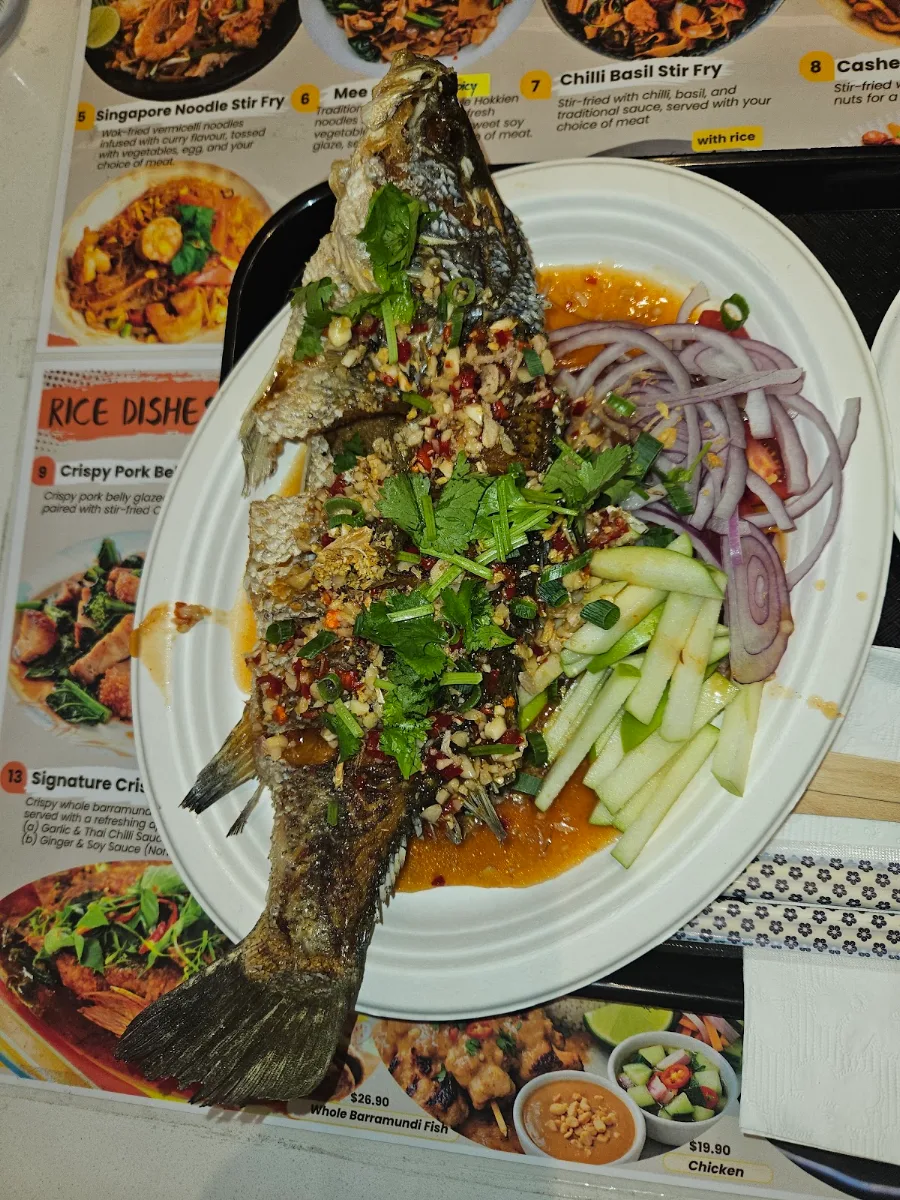 Menu, Thai Delight