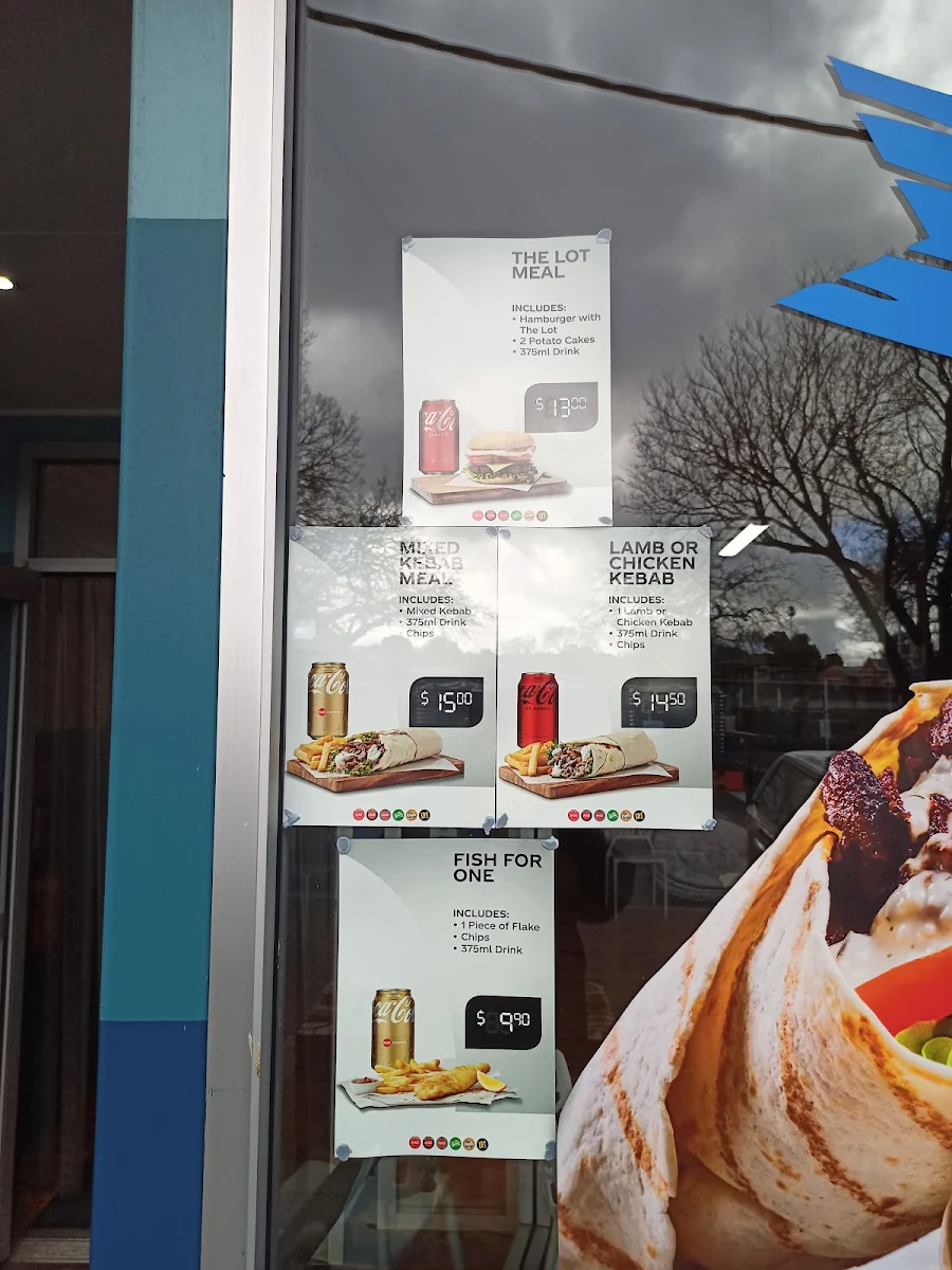 Menu, Chris's Kebabs & Grill
