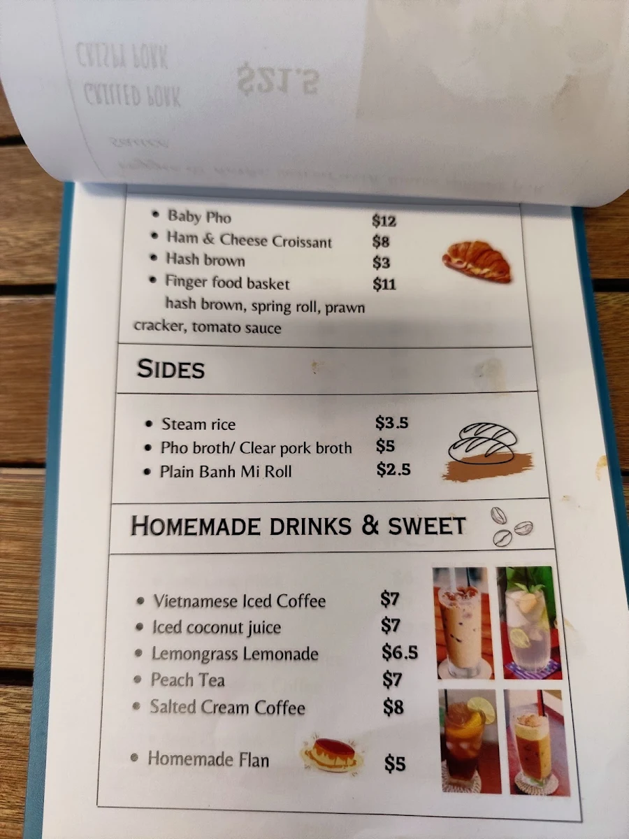 Menu, Big bites NT