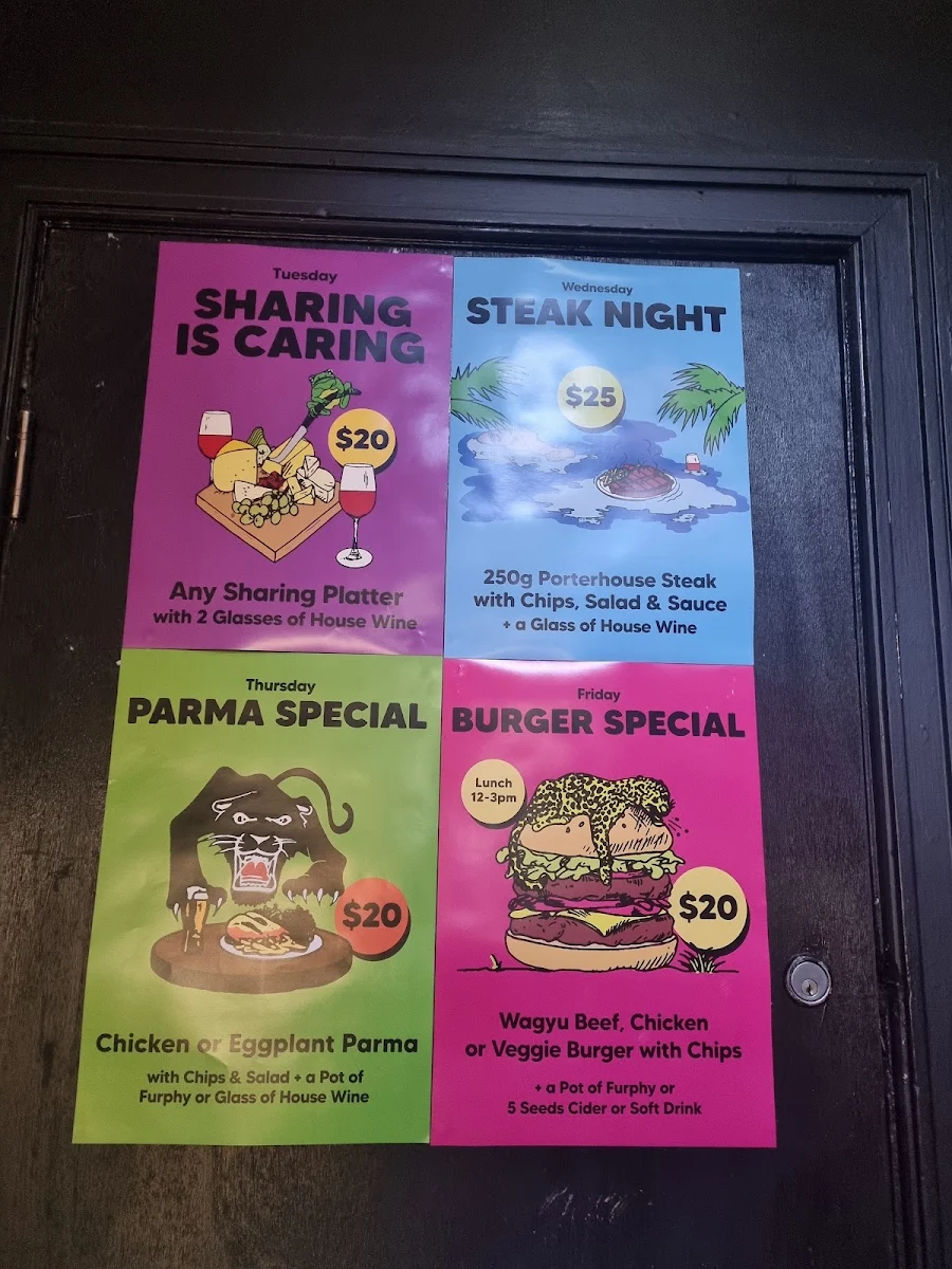 Menu, The Carlton Club