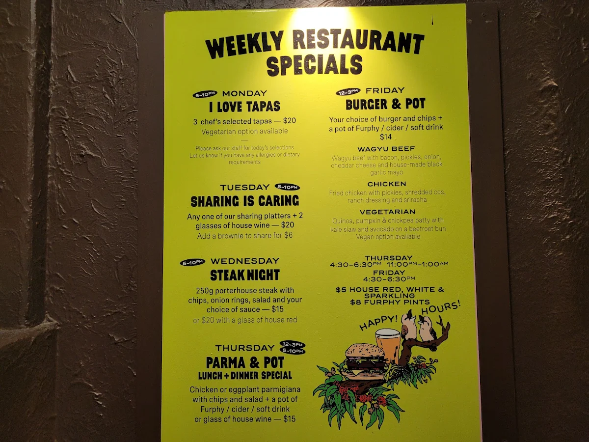 Menu, The Carlton Club