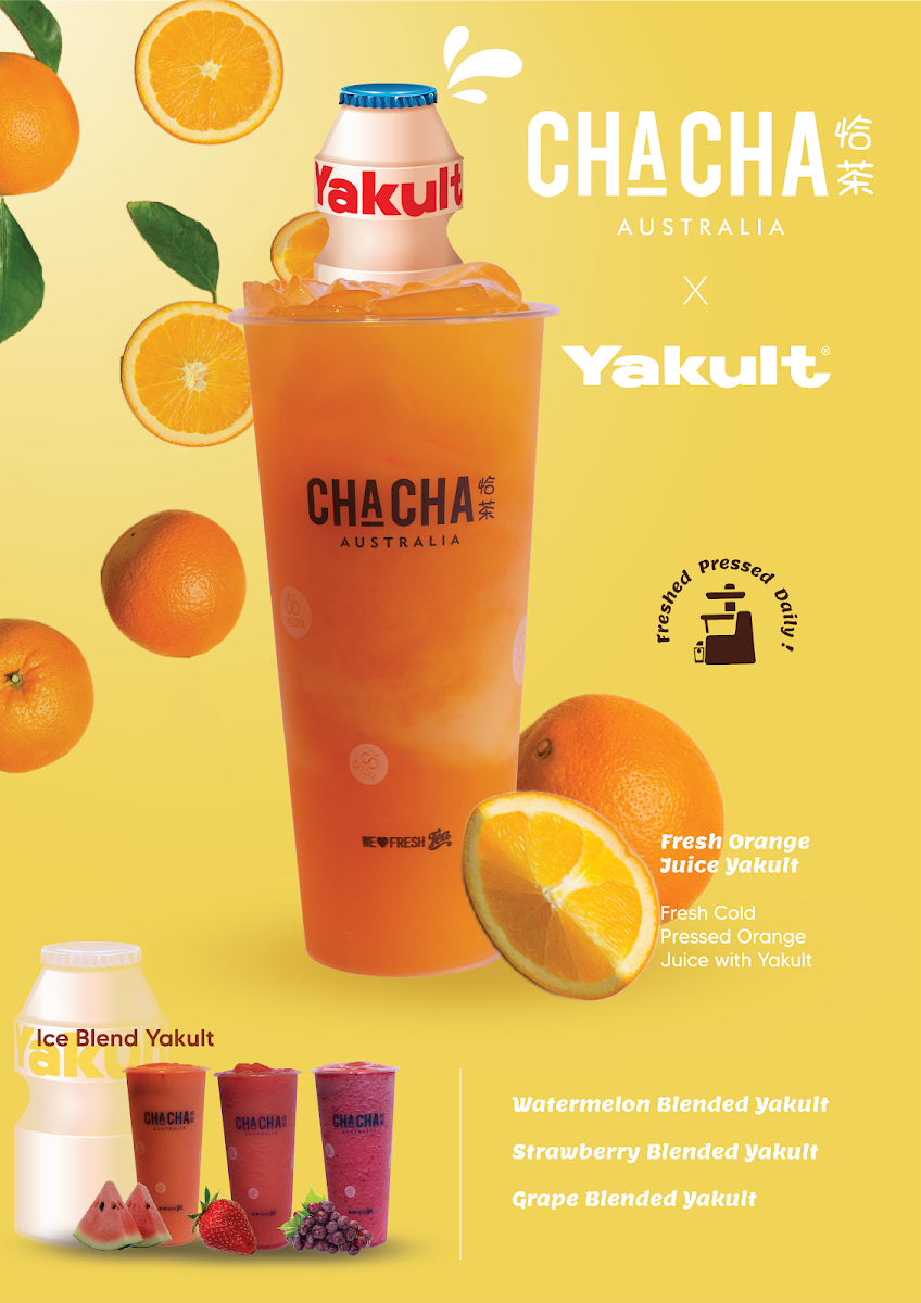 Menu, Cha Cha Tea - Moonee Ponds