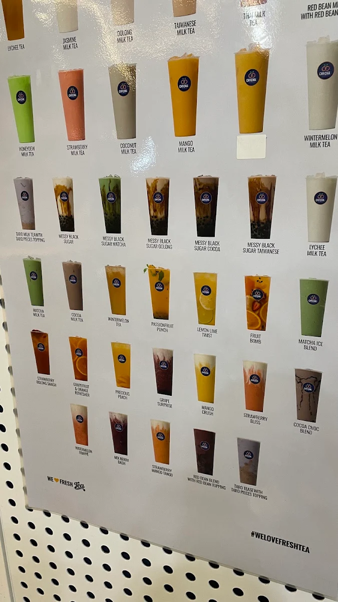 Menu, Cha Cha Tea - Moonee Ponds