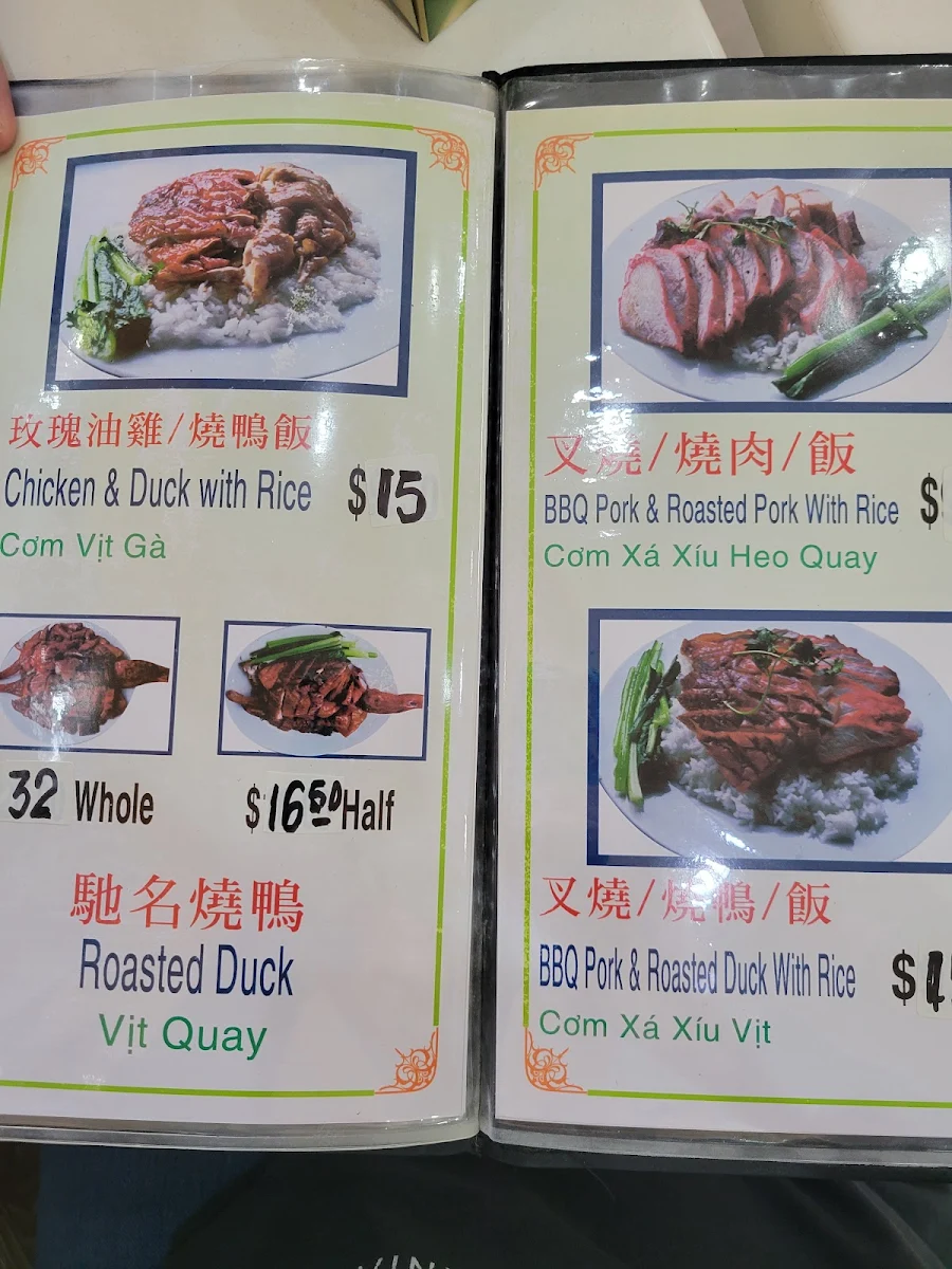 Menu, Good Cook Takeaway and Bakery