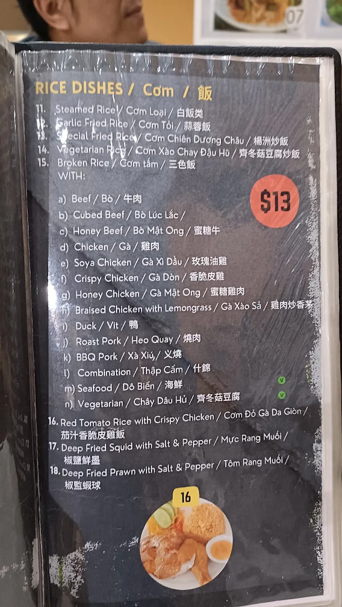 Menu, Good Cook Takeaway and Bakery