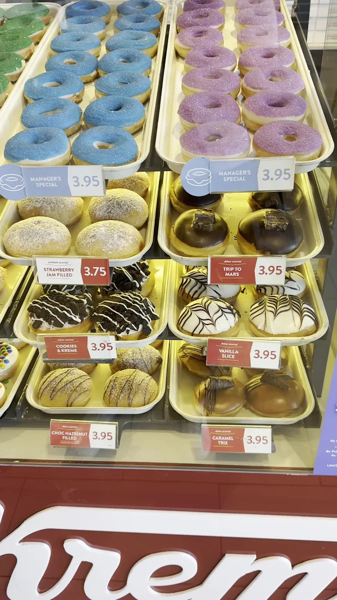 Menu, Krispy Kreme West Croydon