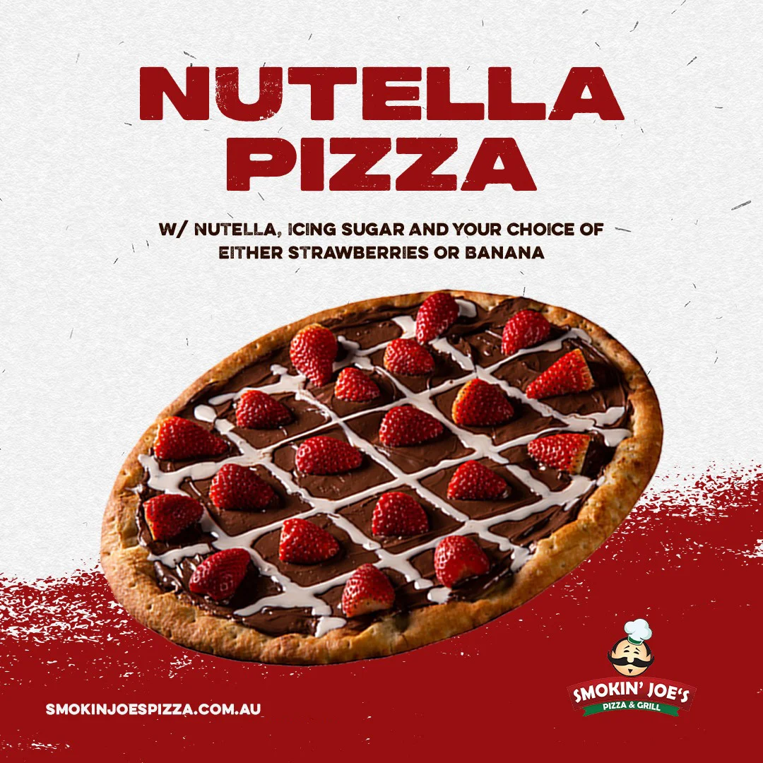 Menu, Smokin' Joe's Pizza & Grill - Mornington