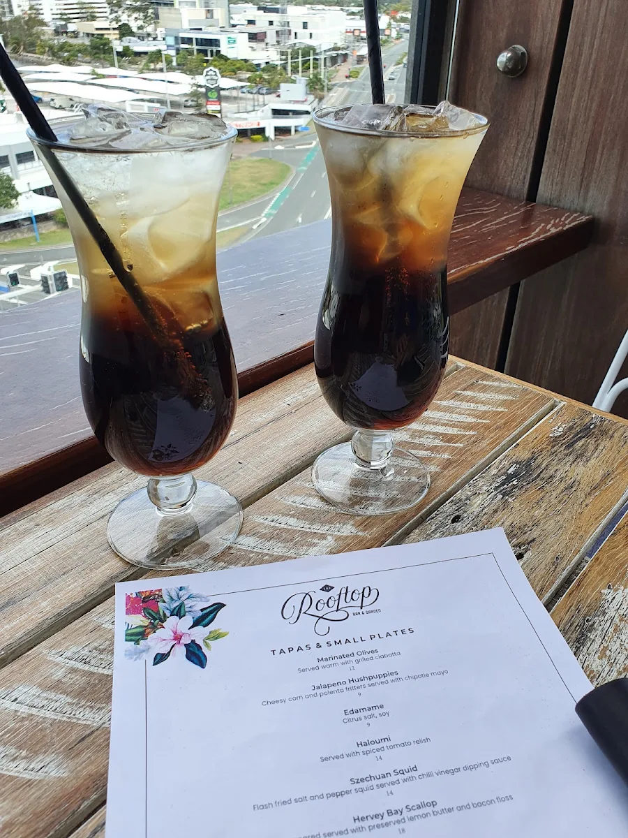 Menu, Sky Rooftop Bar & Lounge