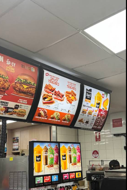 Menu, Hungry Jack's Burgers Shepparton
