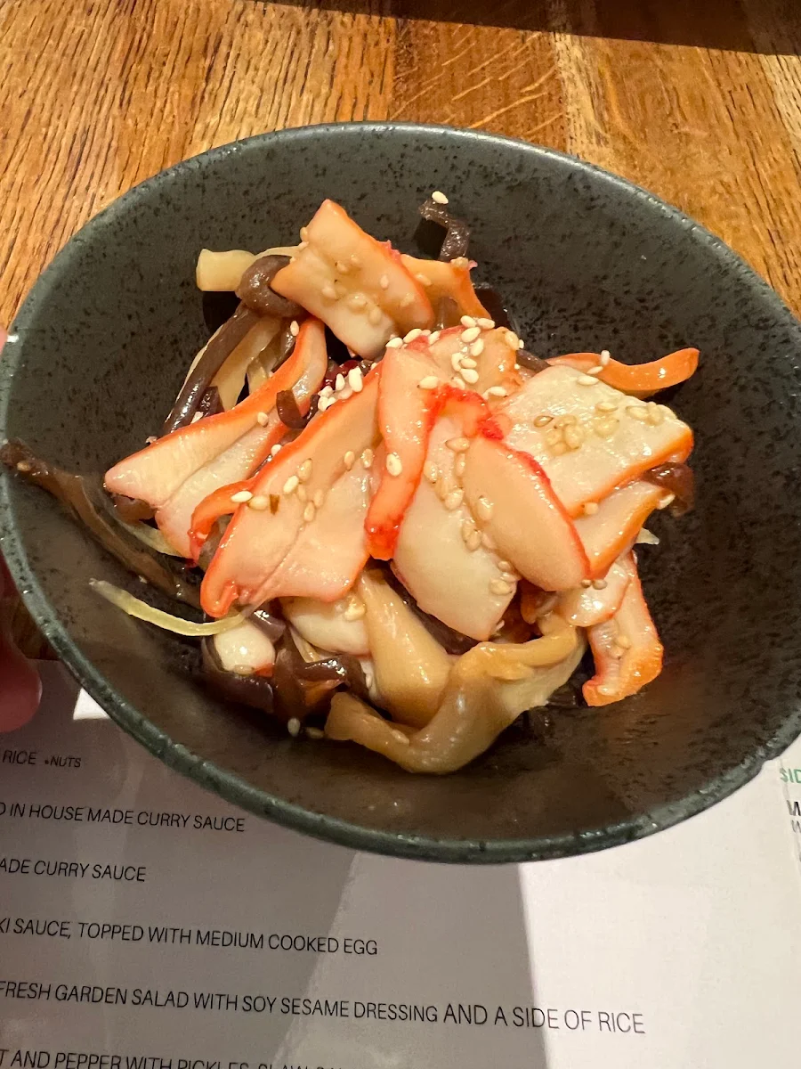 Menu, Infinite Wasabi
