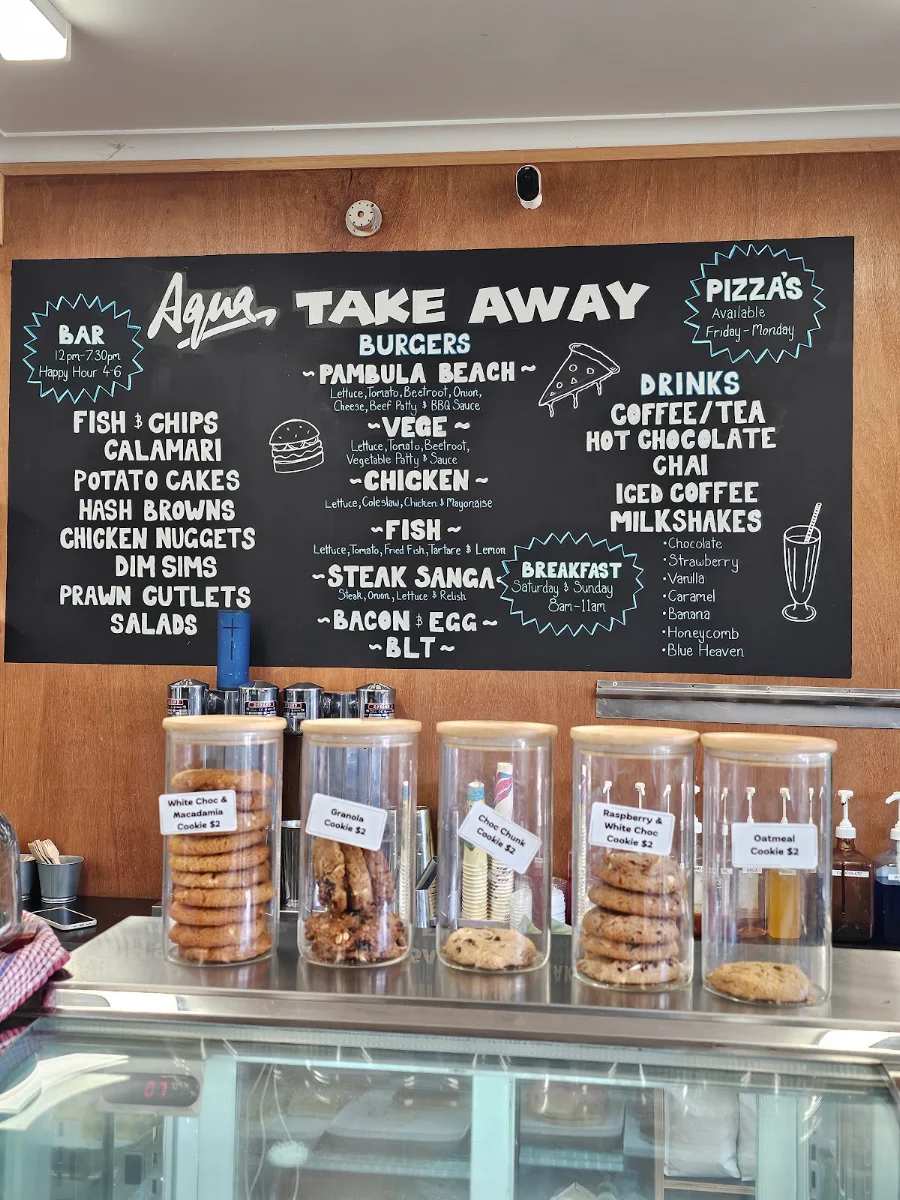Menu, Aqua Pambula Beach