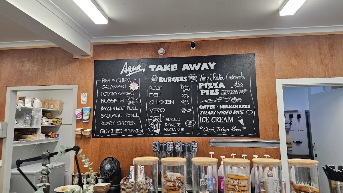 Menu, Aqua Pambula Beach